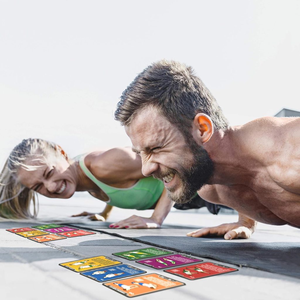 Stack 52 Bodyweight Exercise Cards: Workout Playing Card Game. Designed by a Military Fitness Expert. Video Instructions Included. No Equipment Needed. Burn Fat Build Muscle. Stack 52 Bodyweight Exercise Cards: Workout Playing Card Game. Designed by a Military Fitness Expert. Video Instructions Included. No Equipment Needed. Burn Fat Build Muscle.