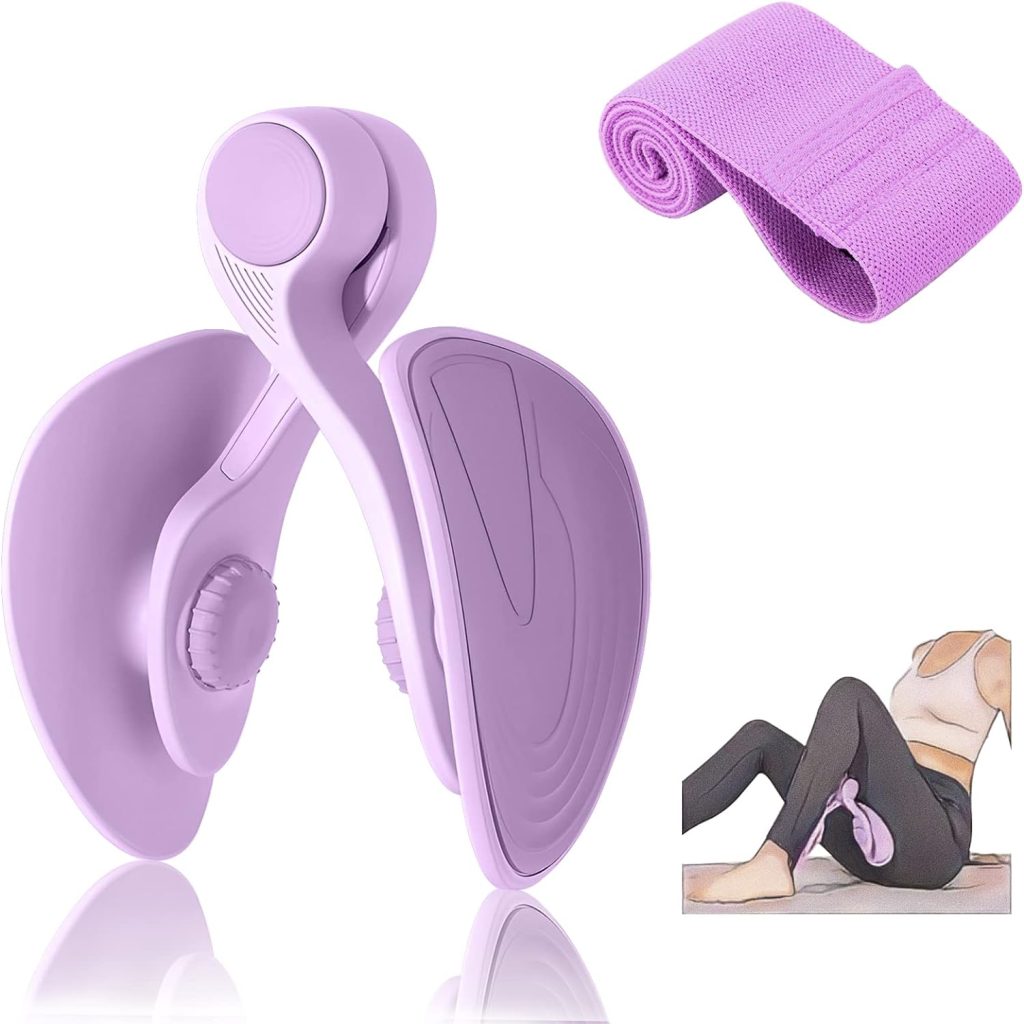 TINRIEF Thigh Master Hip Trainer Kegel Exerciser, Pelvic Floor Trainer, Kegel Trainer for Postpartum Rehabilitation, Trimmer Inner Thigh, Thigh Toner Workout TINRIEF Thigh Master Hip Trainer Kegel Exerciser, Pelvic Floor Trainer, Kegel Trainer for Postpartum Rehabilitation, Trimmer Inner Thigh, Thigh Toner Workout